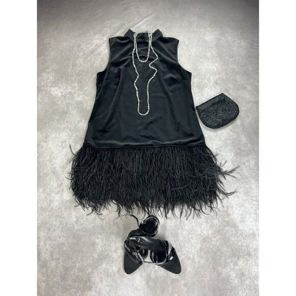 VTG Elegant Long Double-Strand Clear Crystal Bead Necklace - Picture 9 of 9